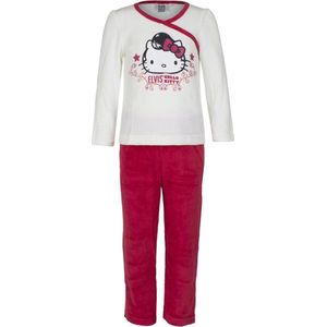 Hello Kitty Elvis pyjama rood/wit maat 116