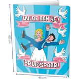 Paperdreams - Window Sign - Hulde aan t bruidspaar