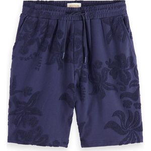 Scotch & Soda Jacquard Towelling Shorts Heren Broek - Maat M