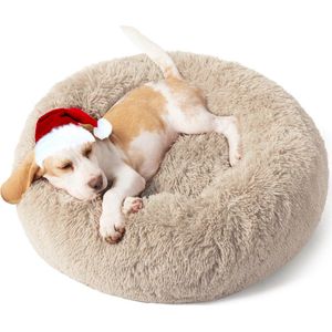 BOTC Hondenmand - Vetbed 60 cm - Maat M - Kattenmand - warmtemat - voor honden en katten - Bruin