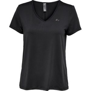 Only Play Nasha V-neck SS Training Shirt Sportshirt - Maat XS  - Vrouwen - zwart