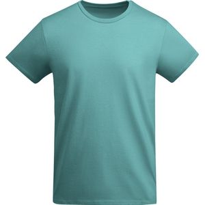 Blauw / Groen 2 pack t-shirts BIO katoen Model Breda merk Roly maat L