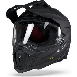 LS2 MX701 Explorer Solid Matt Black Motocross Helmet 2XL - Maat 2XL - Helm