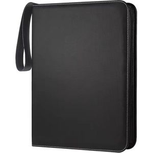 Verzamelmap Geschikt Voor Pokémon - Map Voor 900 Kaarten - 9 Pocket Binder - 50 Pagina's - Zwart