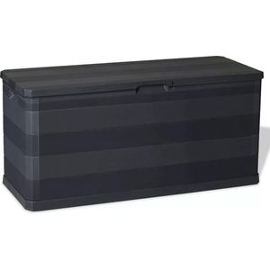 Opbergbox Box Voor In De Tuin Tuinkast Kelderkast 280 L Zwart