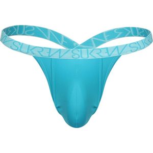 Sukrew Bubble String Scuba Blauw - Maat XS - Herenstring - String voor mannen