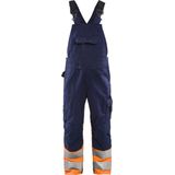 Blaklader High Vis bretelbroek 2662-1800 - Marineblauw/Oranje - D104