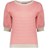 Geisha T-shirt Gebreide Top Met Strepen 54033 14 Sand/orange/pink Dames Maat - S