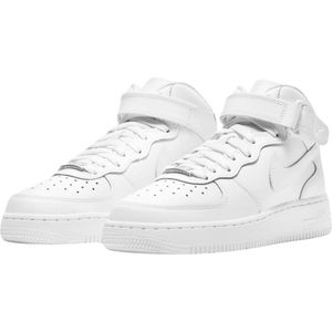 Nike Air Force 1 Mid LE Triple White - Sneakers - Kinderen - Maat 37.5 - White/White/White