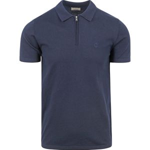 Dstrezzed - Polo Dorian Navy - Slim-fit - Heren Poloshirt Maat XL