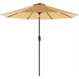 In And OutdoorMatch Parasol Alene - 300cm - Kantelbaar - Camping - Rond - Staand - UPF 50 - Terras, tuin of strand