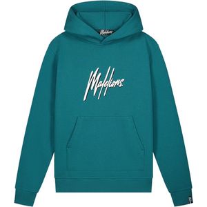 Malelions Duo Essentials Hoodie Heren Blauw - Maat: XXL