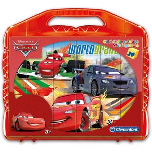 Clementoni blokkenpuzzel Cubi 24 - Cars blokken