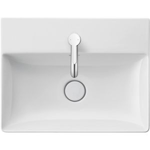 Meubelwastafel Compact, 500x400 mm, met kraangat, DuraCeram, wit
