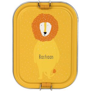 Gepersonaliseerde Trixie Lunchbox - Broodtrommel - Brooddoos - Mr. Lion