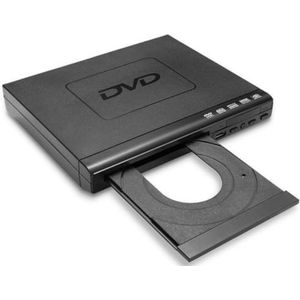 DVD speler met HDMI - DVD speler met HDMI aansluiting - DVD speler HDMI - DVD speler portable - Zwart - 820g