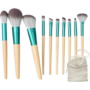 best verkocht 7stuks Kristal Make-Up Kwasten Transparante Diamant Kristal Handvat Make-up borstels set