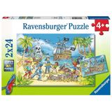 Avontureneiland Puzzel (2 x 24 stukjes)