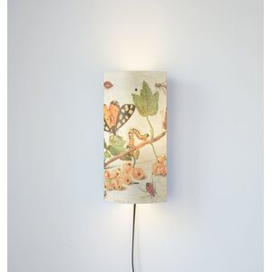 Packlamp - Wandlamp - Insecten en vruchten - Van Kessel - 29 cm hoog - ø12cm - Inclusief Led lamp
