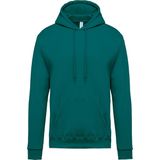 Sweatshirt Heren 4XL Kariban Lange mouw Emerald Green 80% Katoen, 20% Polyester