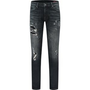 Purewhite - Heren Skinny fit Denim Jeans - Denim Dark Blue - Maat 33