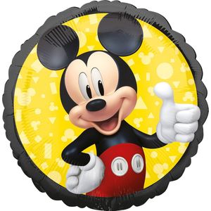 Amscan Folieballon Mickey Mouse 43 Cm Zwart/geel