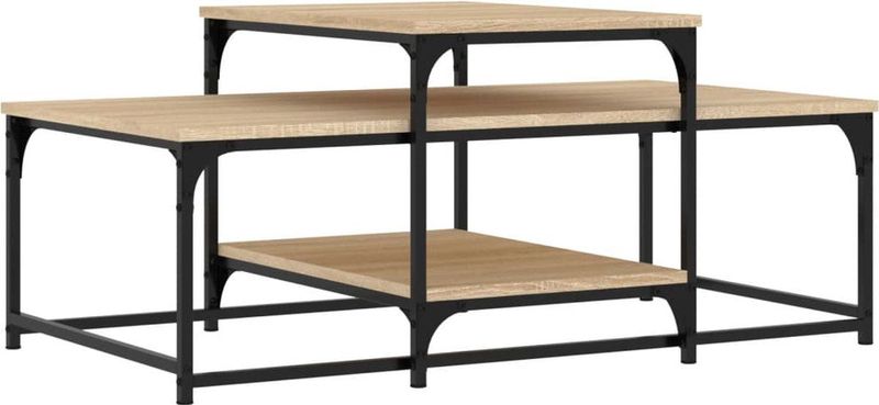 vidaXL-Salontafel-102x60x45-cm-bewerkt-hout-sonoma-eikenkleurig