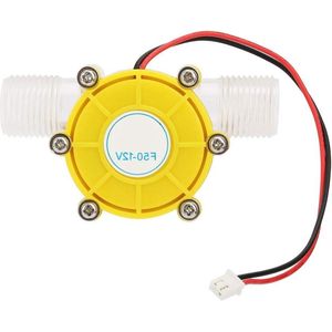Waterturbinegenerator Micro-Hydro Hydraulische Waterstroompomp Turbine Power Generator - 12V Transparant Geel