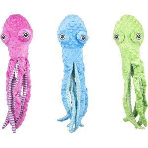 Flamingo Bubbly - Speelgoed Honden - Hs Bubbly Pluche Octopus 60cm L Assortiment - 1st