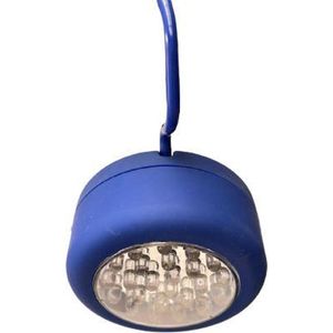 Hanglampje Blauw incl. bevestigingshaak (werkt op 3x AAA batterijen niet inbegrepen)