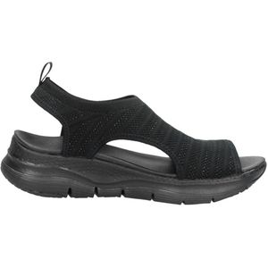 Skechers Arch Fit - Darling Days Sandalen Plat - Zwart - Maat 43