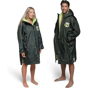T-Robe Strand Pocho Handdoek - Omkleedjas zwemmen - Groen / Limoen - XL