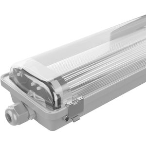 Ledvion - LED TL Armatuur - Dubbel - 150CM - RVS Clips - IP65 - Koppelbaar