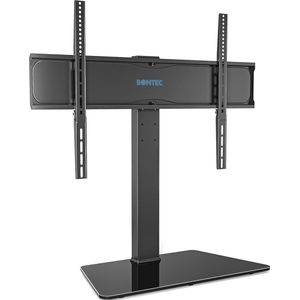BONTEC - Universele draaibare tafelblad - TV voet - Standaard voor 42–86'' - LED OLED LCD Scherm