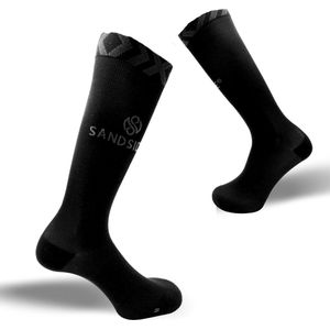 Sandside - Compressiekousen Premium Dagelijks Gebruik - 2 Paar - Steunkousen Vrouwen en Mannen - Compressie sokken - Hardloopsokken - Sportsokken - Maat 41-45 L/XL