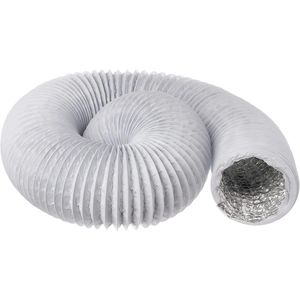 Aluminium Ventilatieslang - Geschikt voor Droger en Airconditioning - 3 Meter - Wit