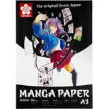 Manga Papier - Wit - A3 - 250 gram - Sakura - 20 vel