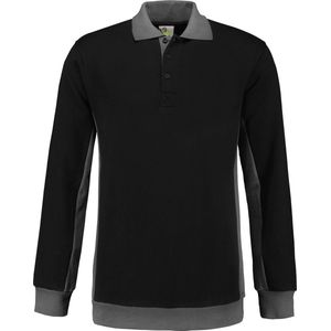 Lemon & Soda 4700 Unisex Regular Fit Polosweater-Black/PG-XXL