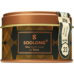 Soolong Taste Malawi Nr23 Groene Thee - Zacht & Licht Droog - Gestoomde Groene thee - Duurzame Losse Thee - Premium Thee uit Malawi - Blik 25gram