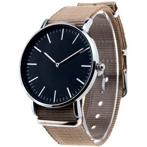 Dexx Taupe Horloge - Beige | Ø 38 mm | Nylon Band | Fashion Favorite