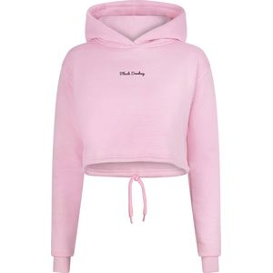 Daily Crop Hoodie I Pink