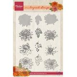 Marianne Design Stempel Tinys Chrysant - layering TC0858