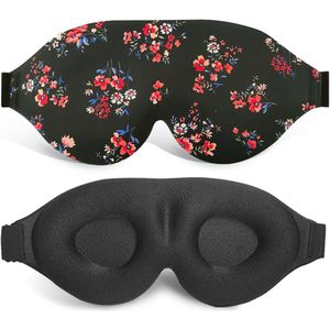 Comfortabel 3D Slaapmasker - Lichtblokkerend en Verstelbaar voor Dames en Heren
