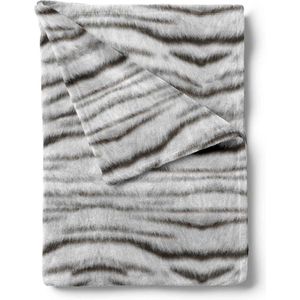 ZoHome Siberian White Tiger Plaid - Fleece Plaid - 140x200cm - Grey