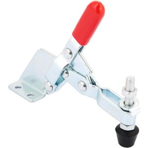 130 Mm Quick Release Toggle Clamp | Ijzer Gegalvaniseerd | Snel Vaste Verticale Klem | Klemmal Voor Houtbewerking en Lasverwerking (GH-101-B)