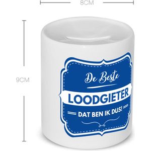 Akyol - de beste loodgieter Spaarpot - Loodgieter - loodgieters - werk - afscheidscadeau - verjaardagscadeau - kado - 350 ML inhoud
