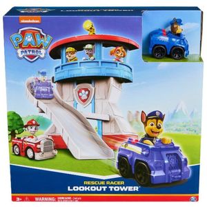 Paw Patrol Rescue Racer Uitkijktoren - Hoofdkwartier Speelset