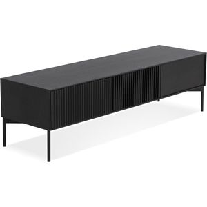 Alterego Design tv-meubel 'MOVIE' van zwart hout