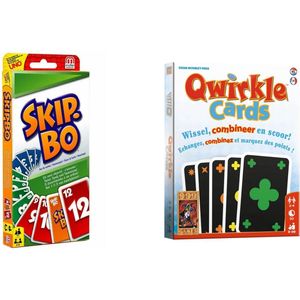 Spellenbundel - Kaartspel - 2 stuks - Skip-Bo & Qwirkle