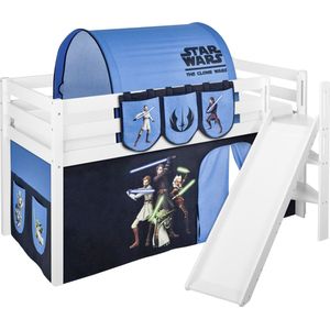 Halfhoogslaper Star Wars met tent en schuine glijbaan